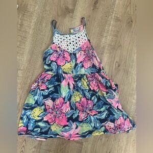 Lilly Pulitzer Pink Halter Tiered Sundress